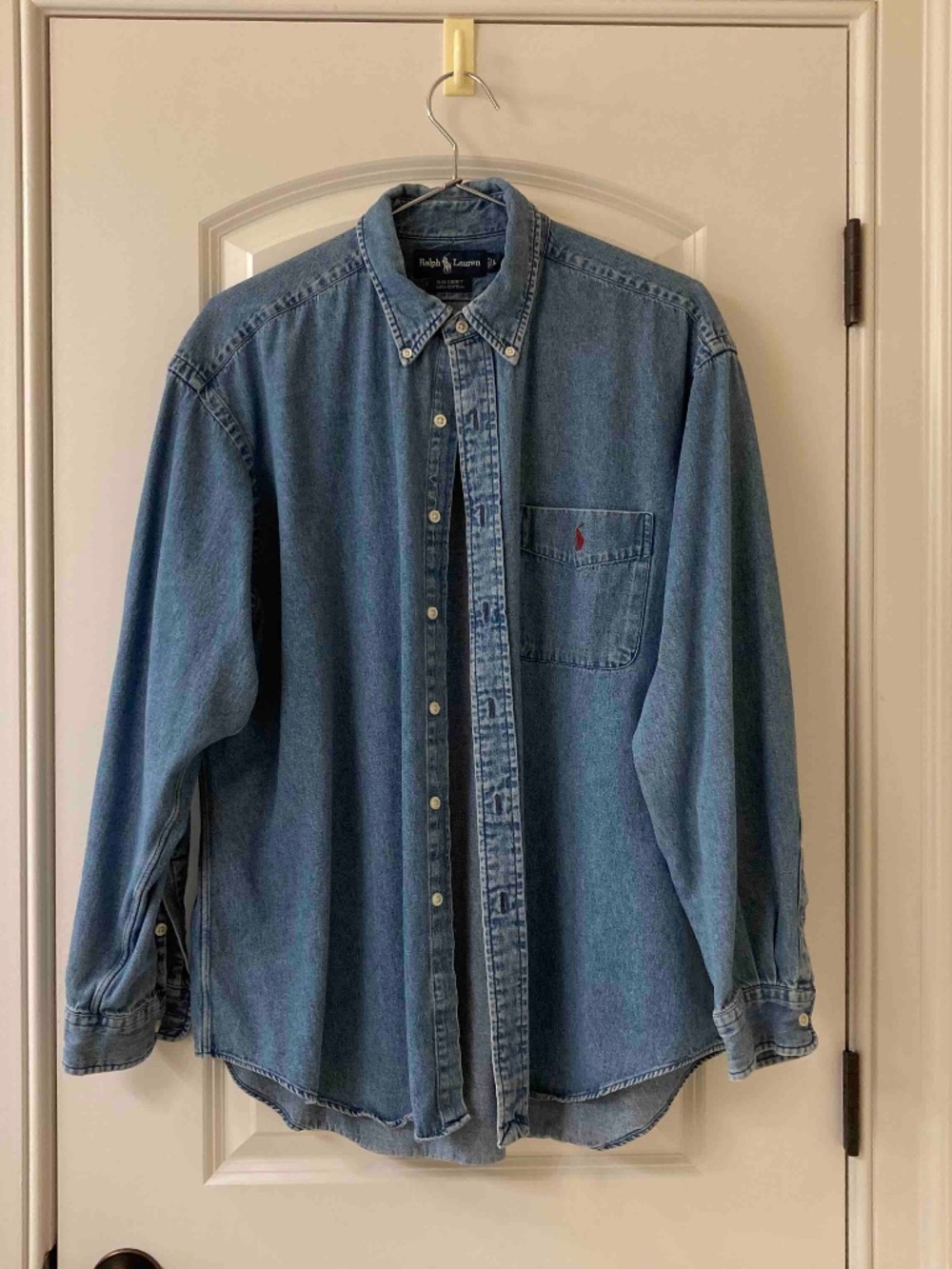 Ralph Lauren men's denim big shirt L